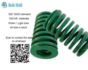 Matériaux OD10~63mm de la couleur verte 50CrVA de ressorts de moule de charge de lumière de norme d'OIN 10243