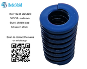 Norme ISO10243 rectangulaire de charge de moule de ressorts de série bleue moyenne de la couleur B