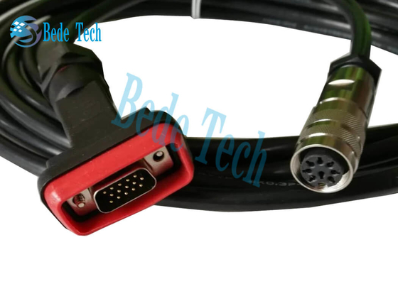 Le connecteur imperméable 50M AISG de la gaine AISG de PVC ROUISSENT la vie de cycles du câble de commande 500