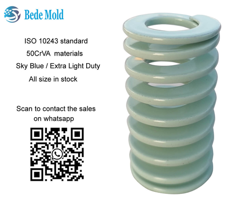 Couleur vert clair des matériaux 50CrVA standard du ressort ISO10243 de moule de charge de lumière d'Extre
