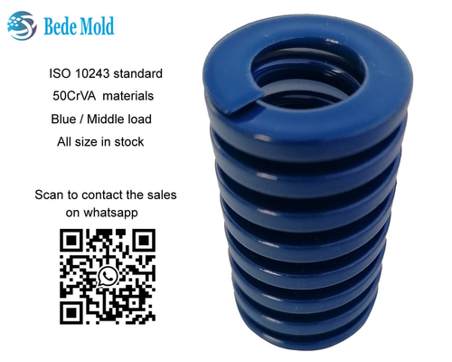 Série bleue de la couleur B de la charge ISO10243 de ressorts moyens standard de moule toute la taille en stock