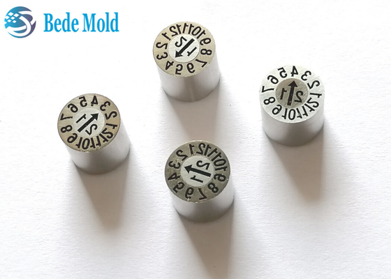 Les tampons-date de moule d'année de mois insère SUS420 les matériaux 48~52HRC